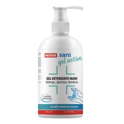 Flacone da 400 Ml di Sanigel Active Gel Detergente Mani