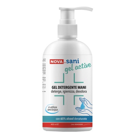 Flacone da 400 Ml di Sanigel Active Gel Detergente Mani