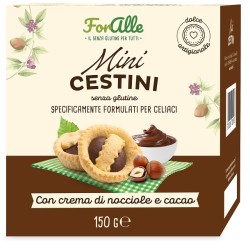 Re Food Foralle Minicestini Crema Nocciona & Cacao 150 G