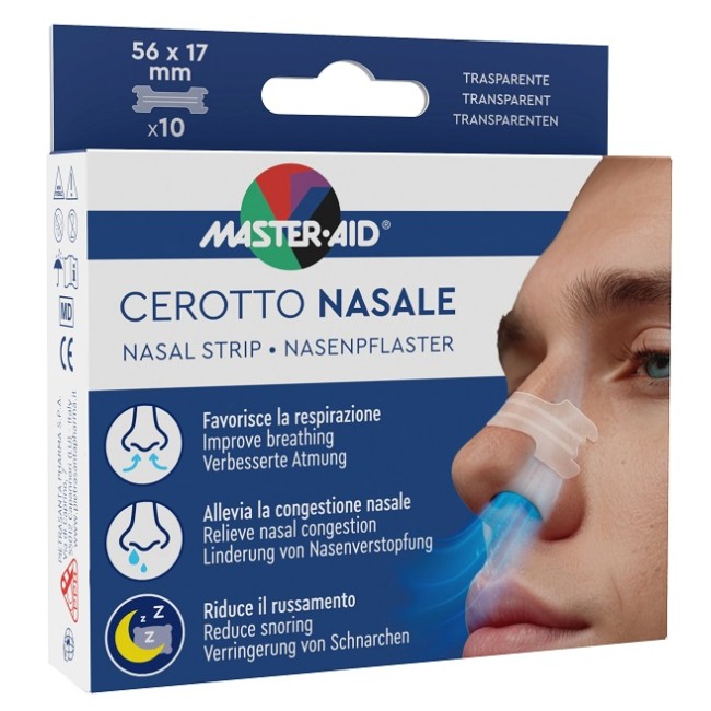 Pietrasanta Pharma Cerotto Nasale Master-aid 56x17mm 10 Pezzi