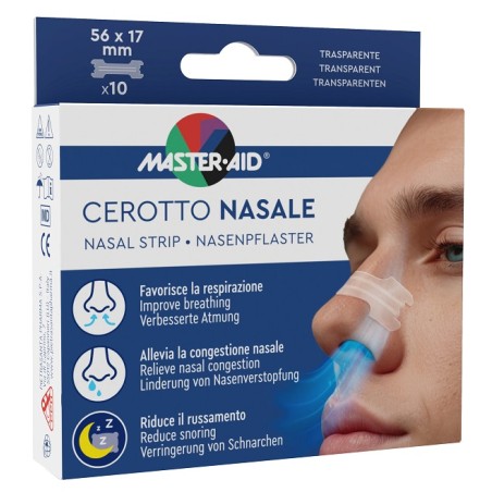 Pietrasanta Pharma Cerotto Nasale Master-aid 56x17mm 10 Pezzi