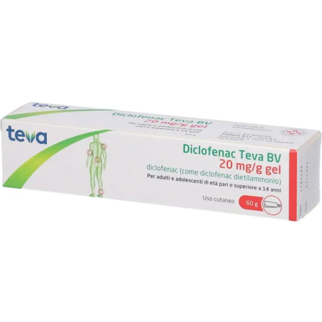 Ig Farmaceutici Di Irianni Giuseppe Diclofenac Teva Italia 20 Mg/g Gel Diclofenac