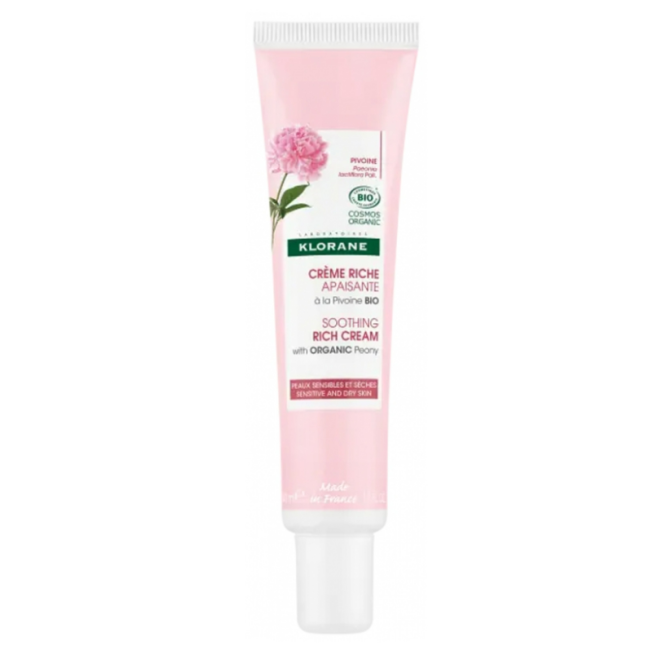 Klorane Crema Ricca Peonia Bio 40 Ml