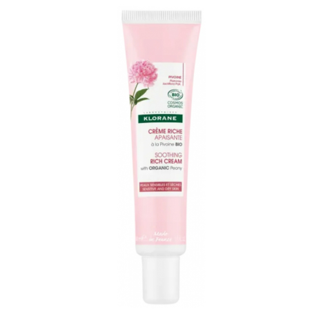 Klorane Crema Ricca Peonia Bio 40 Ml