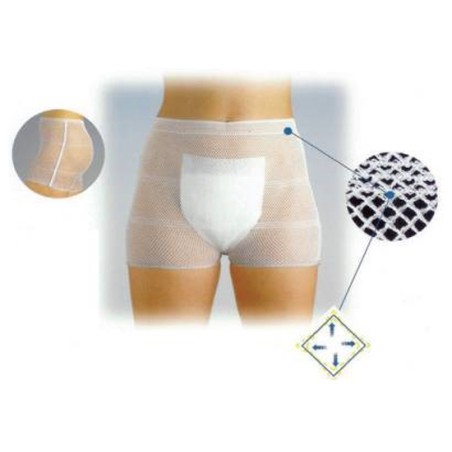 Tecnologia Ospedaliera Mutandina Per Incontinenza A Rete Elastica Net Pant Misura Larga 3 Pezzi 1