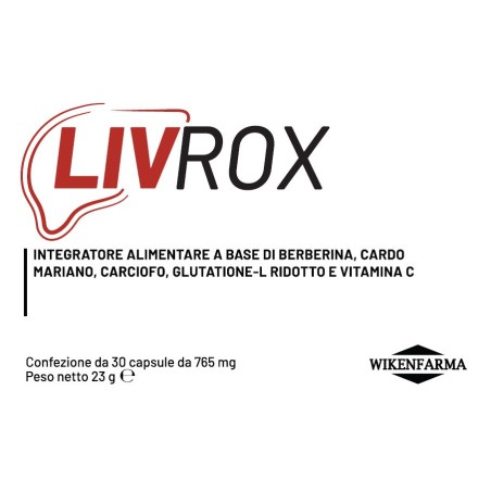 Wikenfarma Livrox 30 Capsule Da 765 Mg