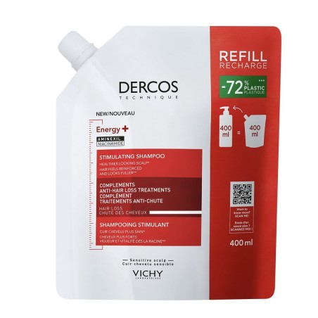 Vichy Dercos Technique Shampoo Energizzante Refill 400 Ml