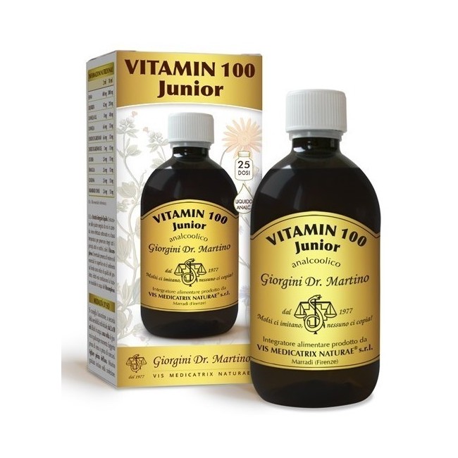 Dr. Giorgini Vitamin 100 Junior Liquido Analcolico 500 Ml