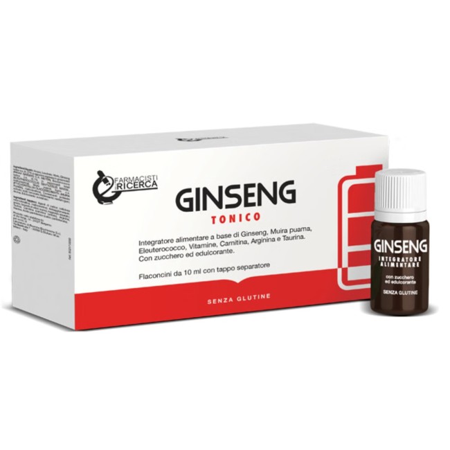 Astuccio da 10 flaconcini da 10 ml di Fpr Ginseng