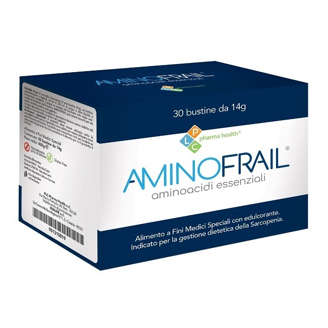 Plc Pharma Health Aminofrail 30 Bustine Da 14 G Con Edulcorante Senza Glutine Naturalmente Privo Di Lattosio