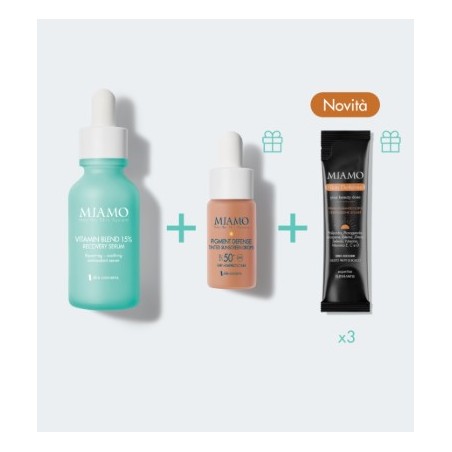 Miamo Protocollo Aox Repair&protect Vitamin Blend15% 30 Ml+Pigment Defense Sunscr Drops Spf50+Skin Defence Miamo Protocollo Aox Repair&protect Vitamin Blend15% 30 Ml+Pigment Defense Sunscr Drops Spf50+Skin Defence