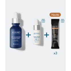 Miamo Cofanetto Aox Boost&protect Gf-5 Glutathione 30 Ml + Mini Agining Defense Sunscreen Drops50+ 10 Ml + Skin Defense