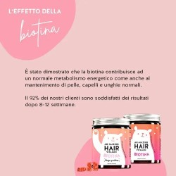 Bears With Benefits Ah-mazing Hair Vitamins Con Biotina 60 Caramelle Gommose Con Edulcoranti Senza Zuccheri
