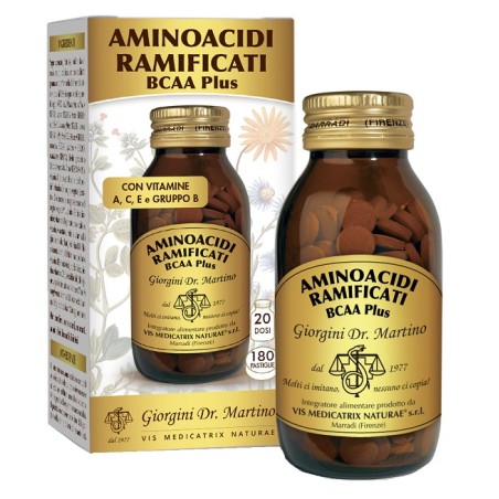 Dr. Giorgini Aminoacidi Ramificati Bcaa Plus 180 Pastiglie Da 500 Mg