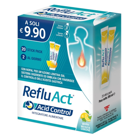F&f Reflu Act Acid Control 20 Stick