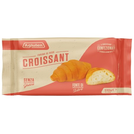 Nove Alpi Agluten Croissant Classici 4 Pezzi Da 50 G Latte Delattosato