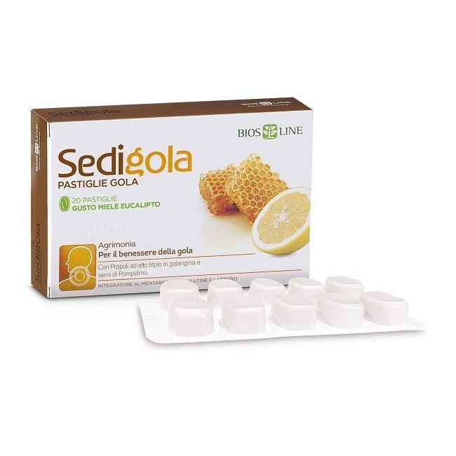 Bios Line Apix Sedigola Miele Eucalipto 20 Pastiglie