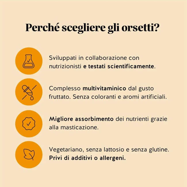 Bears With Benefits One Bear A Day Immune 60 Caramelle Gommose Con Edulcoranti Senza Zuccheri