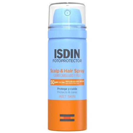 Flacone da 50 ml di Isdin Scalp & Hair Spray Spf50 Flacone da 50 ml di Isdin Scalp & Hair Spray Spf50