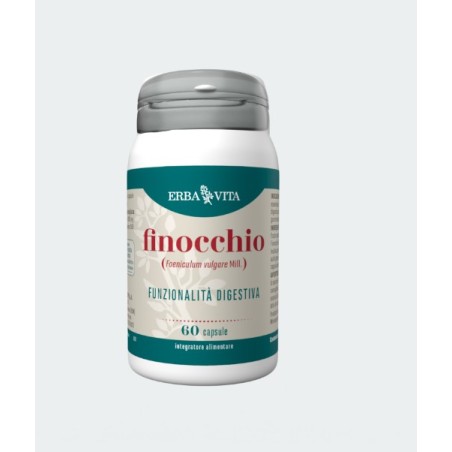 Erba Vita Finocchio 60 Capsule Senza Glutine Adatto Ai Vegani