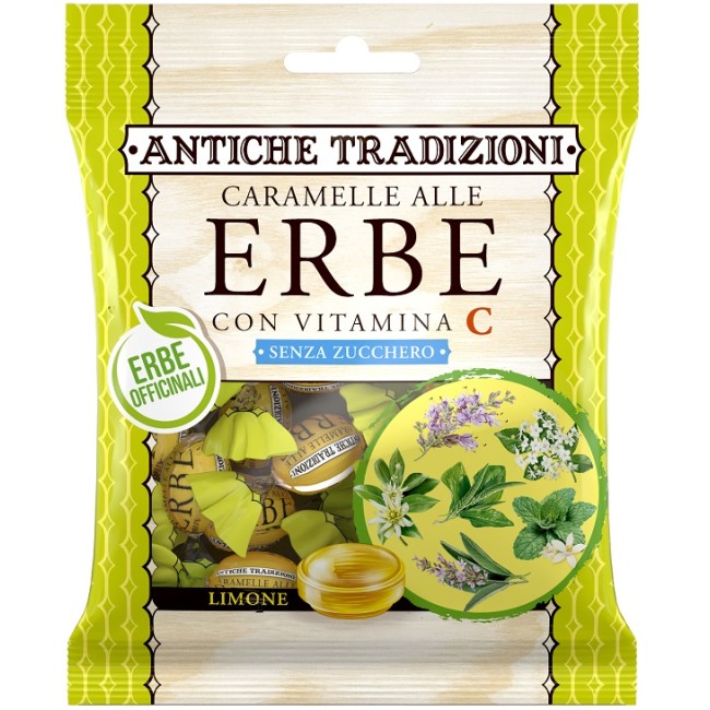 Perfetti Van Melle Antiche Tradizioni Caramella Erbe Limone E Vitamina C 60 G