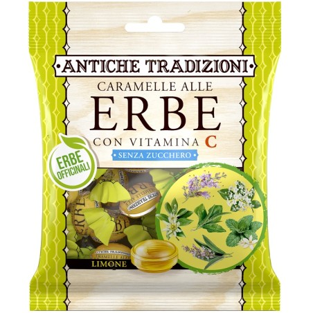 Perfetti Van Melle Antiche Tradizioni Caramella Erbe Limone E Vitamina C 60 G