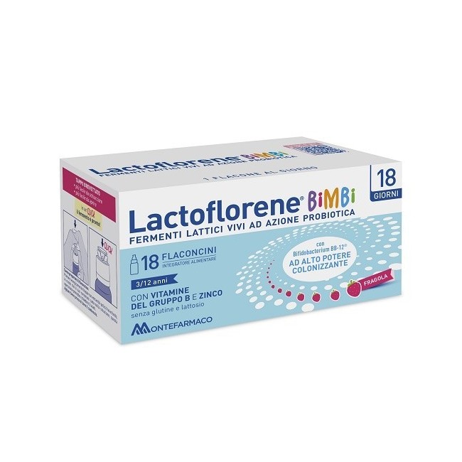 Montefarmaco Lactoflorene Bimbi 18 Flaconcini 10 Ml