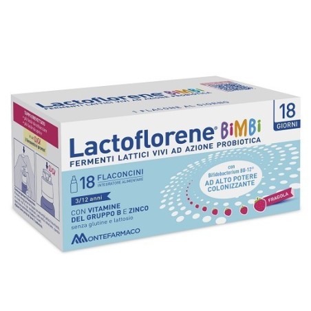 Montefarmaco Lactoflorene Bimbi 18 Flaconcini 10 Ml
