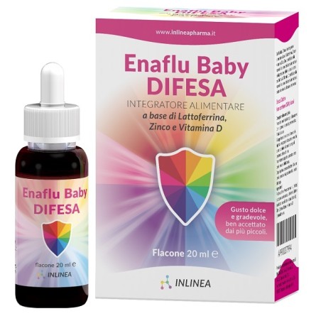 Inlinea Enaflu Baby Difesa Gocce 20 Ml Gusto Dolce Senza Glutine