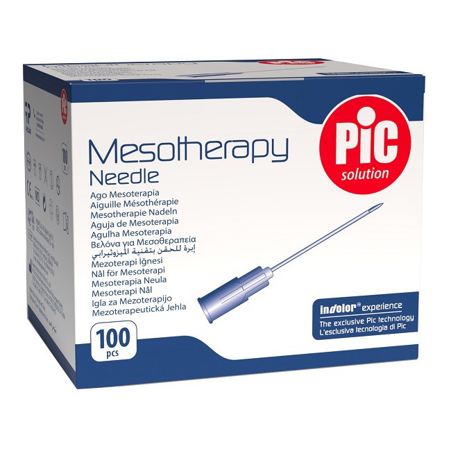 Ago Pic Mesoterapia Sterile Monouso Apirogeno Atossico Cono Luer Lock Gauge 27 6 Mm 1 Pezzo