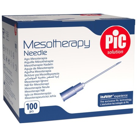 Ago Pic Mesoterapia Sterile Monouso Apirogeno Atossico Cono Luer Lock Gauge 27 6 Mm 1 Pezzo