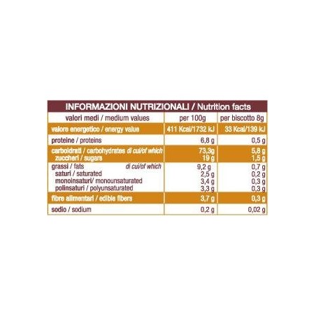 Sarchio Cioccolosi Biscotti Gocce Cioccolato 200 G