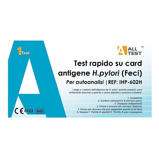 Noi Test Test Rapido Antigeni H Pylori/ihp-602h