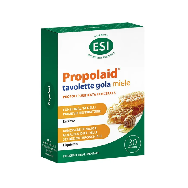 Esi Propolaid Propolgola Miele 30 Tavolette