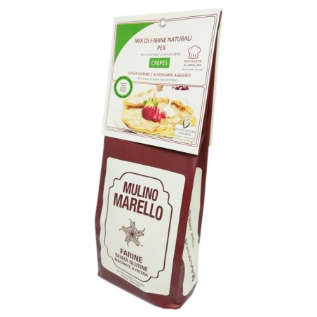 Mulino Marello Mix Di Farine Naturali Per Crepes 500 G