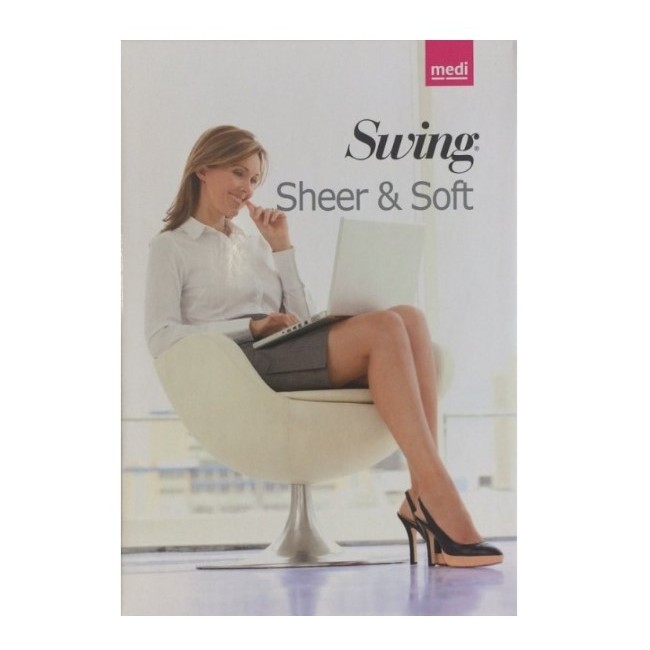 Medi Italia Gambaletto Preventivo Sheer & Soft 2805sf 18mmhg Natural 3