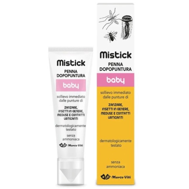 Marco Viti Farmaceutici Mistick Baby Penna Gel Dopopuntura Zanzare In Tubo Con Astuccio