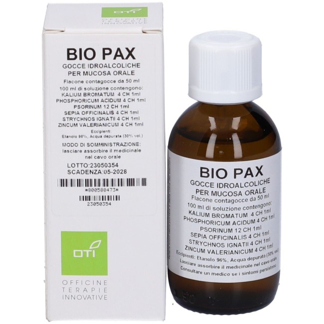 Oti Officine Terapie Innovative Bio Pax Gocce Mucosa Orale 50ml