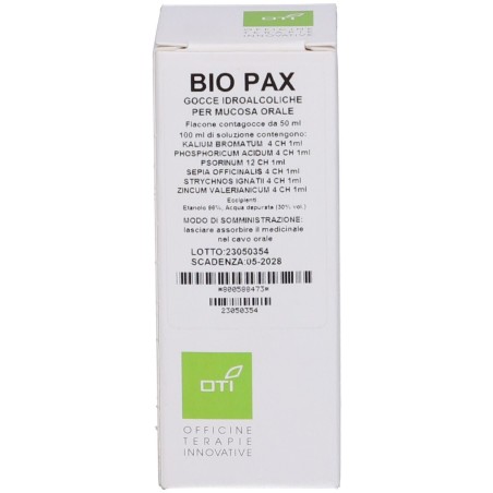Oti Officine Terapie Innovative Bio Pax Gocce Mucosa Orale 50ml