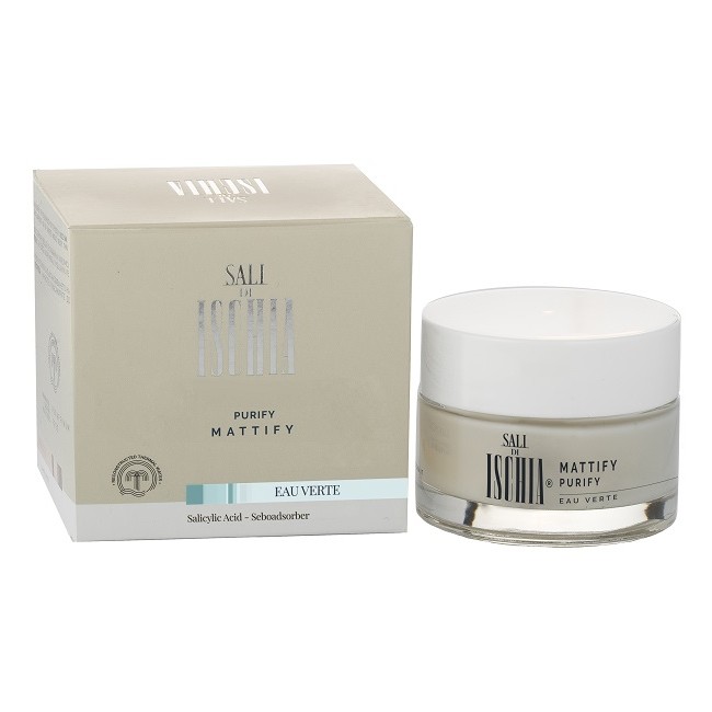 Progre' Sali Di Ischia Crema Viso Mattify 50 Ml Eau Verte