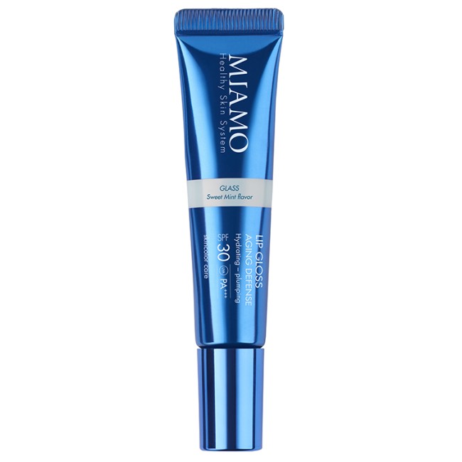 Med - Med Miamo Skincolor Care Lip Gloss Aging Defense Spf 30+ Glass Sweet Mint Flavor 15 Ml