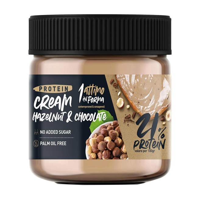 Un Attimo In Forma Crema Proteica 21% Protein Nocciole Cacao 180 G