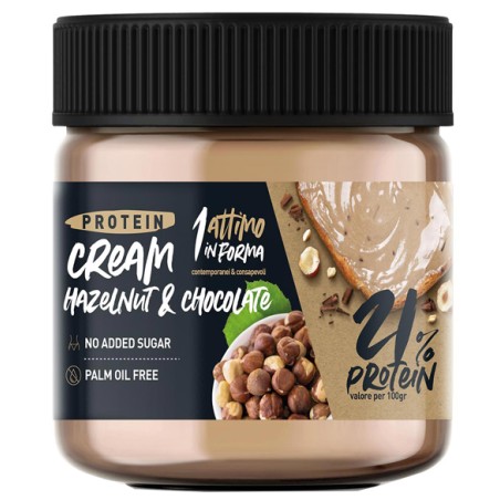 Un Attimo In Forma Crema Proteica 21% Protein Nocciole Cacao 180 G