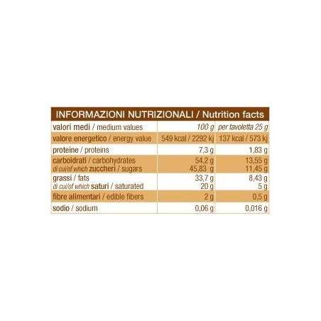 Sarchio Chocosoffio Barretta Cioccolato Latte Finissimo E Riso Croccante 3 Pezzi Da 25 G