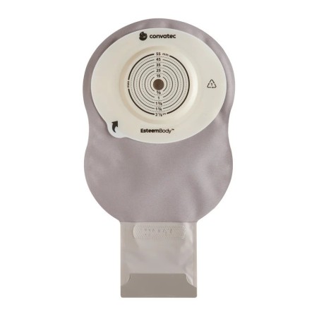 Convatec Sacca Ileostomia Esteem Body Fondo Aperto 4 Mm Opaco Ritagliabile 10-55 Mm 10 Pezzi