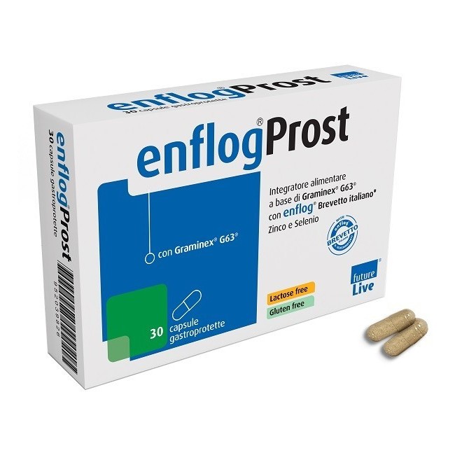 Future Live Enflogprost 30 Capsule Gastroprotette Senza Glutine Naturalmente Privo Di Lattosio