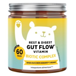 Bears With Benefits Rest&digest Gut Flow Vitamin 60 Caramelle Gommose Con Edulcoranti Senza Zuccheri