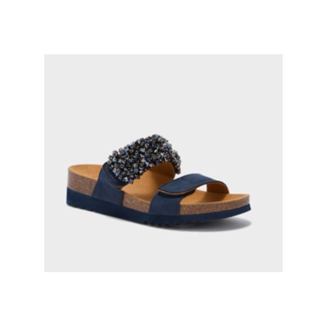 Scholl Shoes - Scholl Sahara 2 Straps Synmic W Navy Blue 37