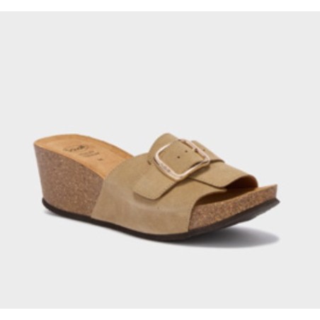 Scholl Tropica Buckle Leasue W Dark Beige 37 Scholl Tropica Buckle Leasue W Dark Beige 37