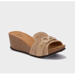 Scholl Tropica Mule Texbra W Beige 37